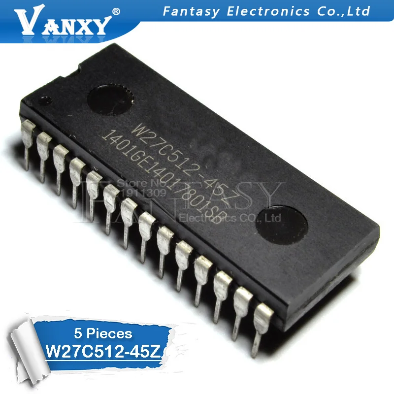 5PCS W27C512 45Z DIP W27C512 DIP 28-in Integrated Circuits from ...