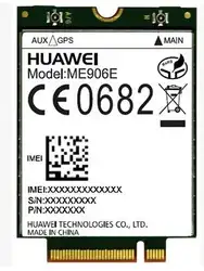 4G WLAN карта для HUAWEI ME906E NGFF M.2 100% оригинальный FDD LTE 4G WCDMA GSM surpport gps модуль