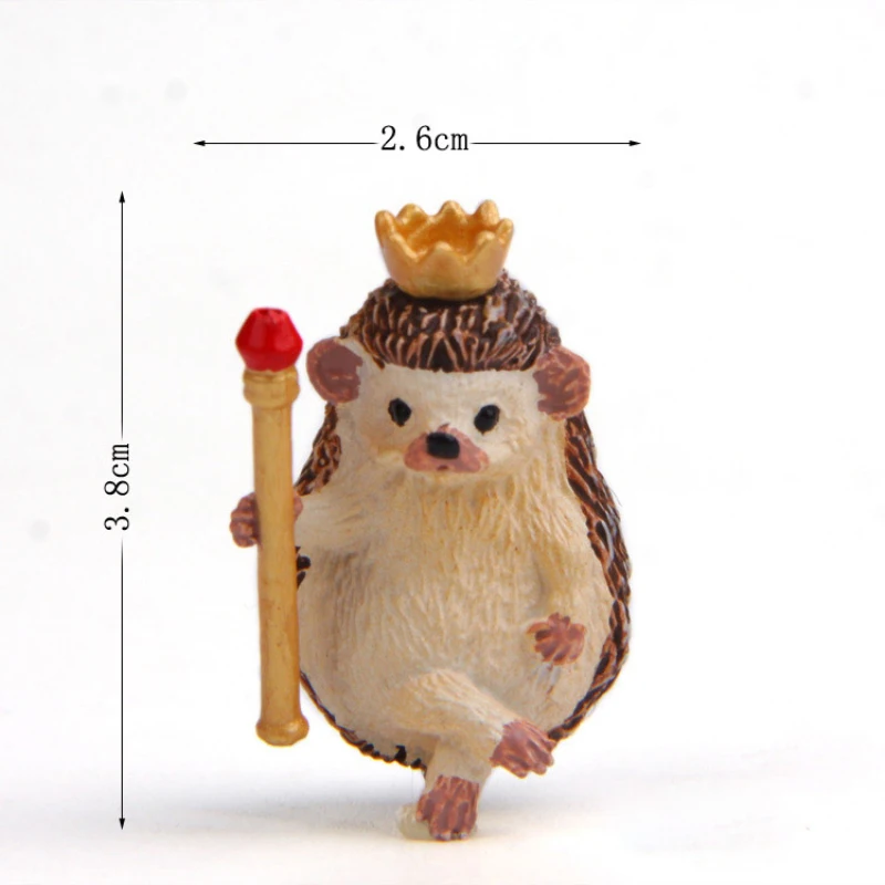 รูปสินค้า น่ารักHedgehogสัตว์Miniature Gardenบ้านตกแต่งBonsai Mini Craftเครื่องประดับMicro Decor DIY