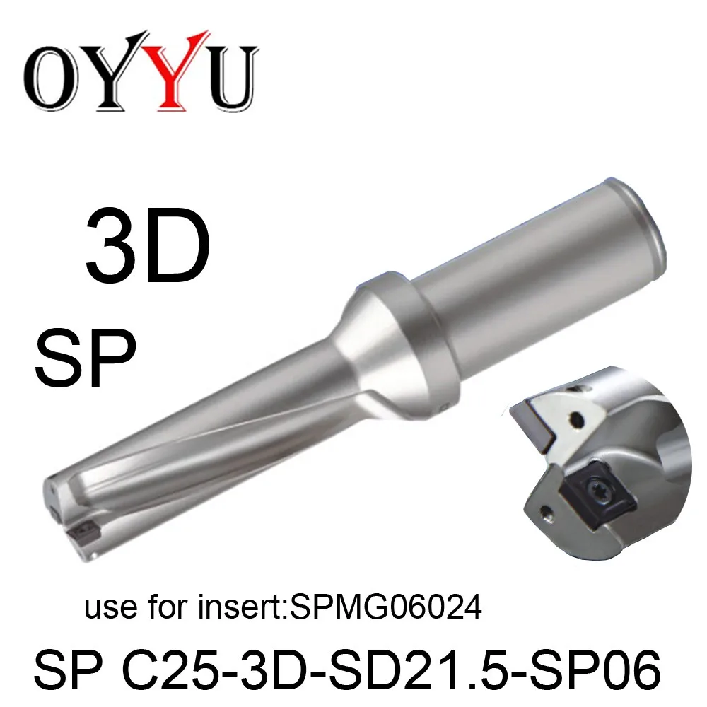 

SP C25-3D-SD21.5-SP06, WC indexable insert drill U Drilling Shallow Hole indexable insert drills,Cooling hole,original factory