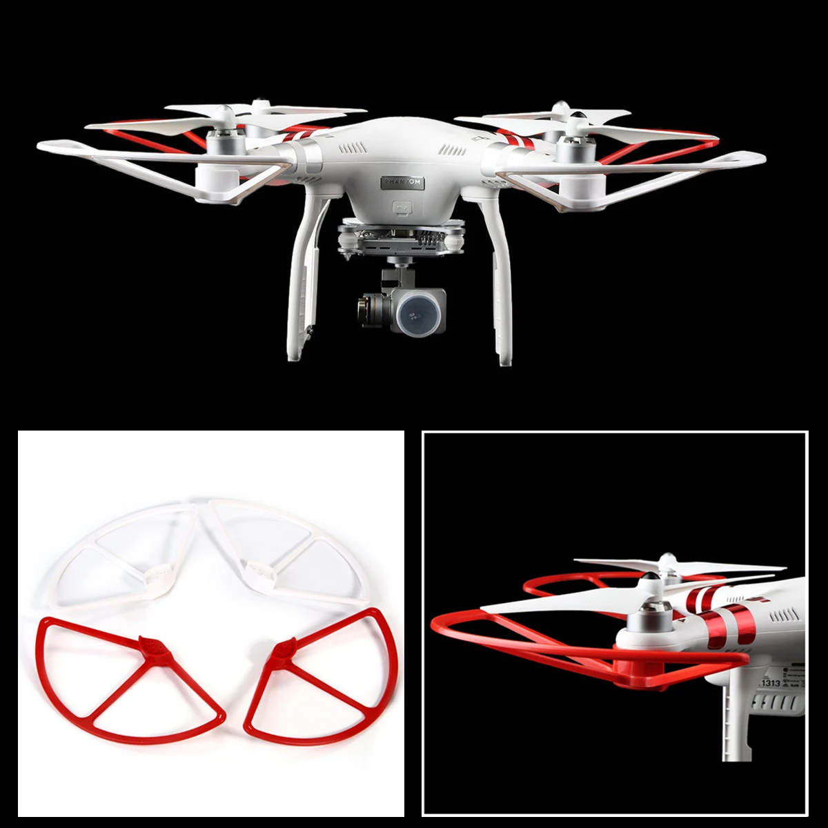 HOT 4x Propeller Guard Protector Prop for DJI Phantom 3 Standard Adavanced RC098prop guardprop