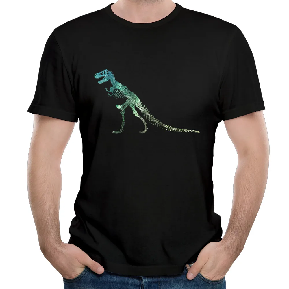 Dinosaur Rex skull tee shirt short sleeve young men Cool best fashion ...