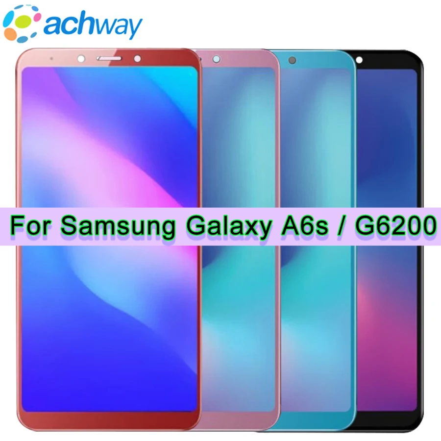 

Super AMOLED 6.0For Samsung Galaxy A6S LCD G6200 SM-G6200 Display Touch Screen Digitizer Assembly Repair For SAMSUNG G6200 LCD