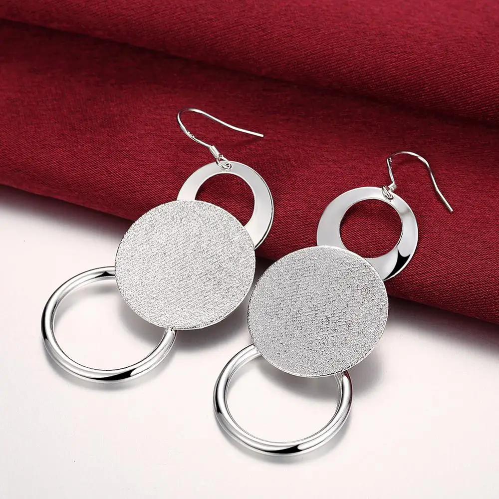 

Accessories New Design silver plated jewelry Female's earrings Fashion Ornaments individuality Dangle earring joias