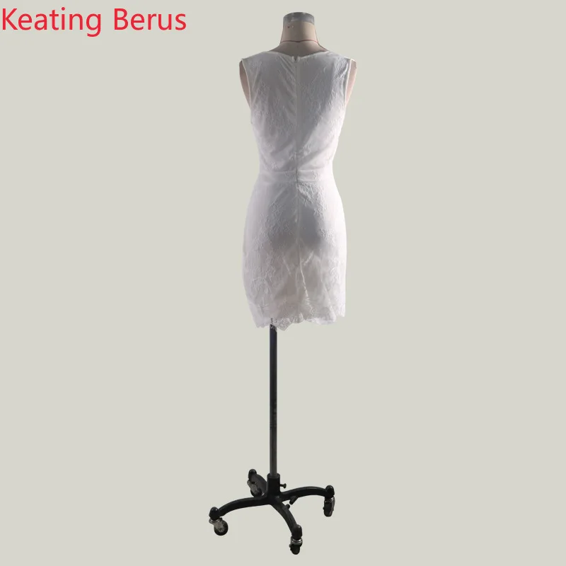Keatingberus 2019 Women s Sexy Dress White Lace V-neck Loose Women s Dress Prom Banquet Party Queen Vestito 0704 Keatingberus 2019 Women s Sexy Dress White Lace V-neck Loose Women s Dress Prom Banquet Party Queen Vestito 0704