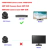 CCTV 1080P 720P AHD Camera BNC Avation Outdoor Black Mini Dome Analog 12 led IR Cut Filter For Car Bus Truck Home Surveillance ► Photo 2/6