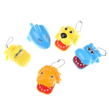 1Pcs Large Hippo,Dog,Lion,Crocodile,Shark Mouth Dentist Bite Finger Game Funny Novelty Gag Toy for Kids Children Play Fun Gift(China)