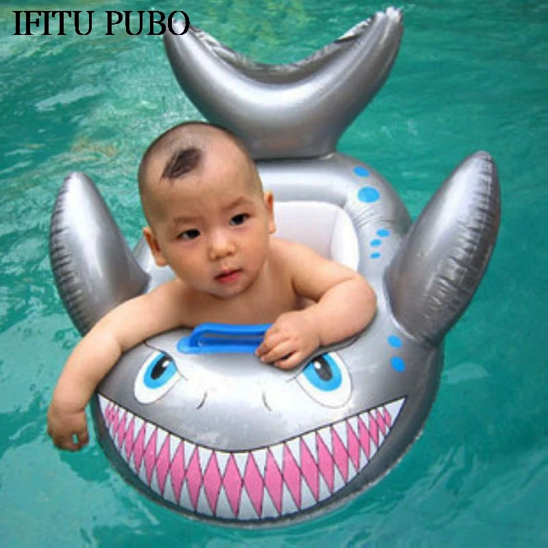 Новый Акула в форме детский надувной малыш плавание плавать поплавок сиденья Бассейн Fish кольцо Высокое качество wyq