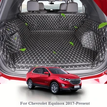 For Chevrolet Equinox 2017-Present Car Boot Mat Rear Trunk Liner Cargo Floor Carpet Tray Protector Internal Accessories Mats For Chevrolet Equinox 2017-Present Car Boot Mat Rear Trunk Liner Cargo Floor Carpet Tray Protector Internal Accessories Mats