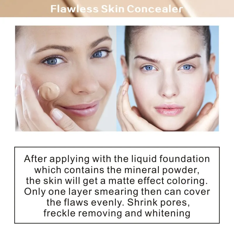 HENLICS Brand Re-nutriv Concentrated Antioxidant Skincare Organic Liquid Foundation for Women Quick Face Base Makeup (15)