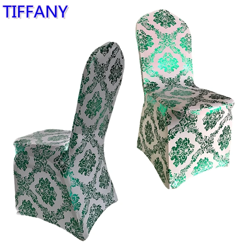 Tiffany colour print chair cover pattern lycra chair cover for wedding