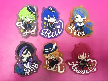 

6pcs/lot Original Japanese anime figure MARGINAL#4 rubber Silicone sweet smell mobile phone charms/key chain/strap G394