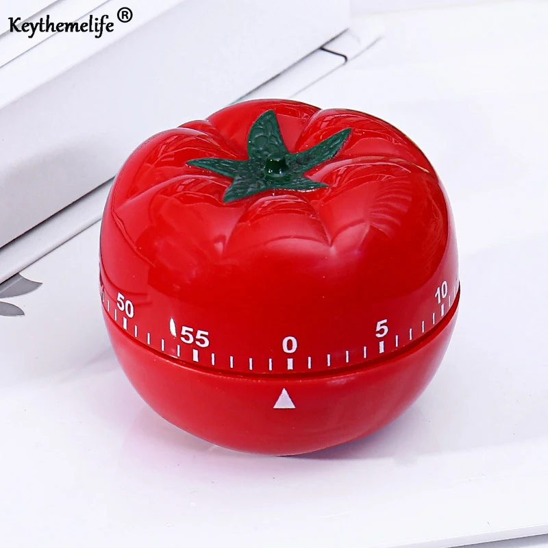 

1pcs Tomato 360 Degree Kitchen Timers 1-60min Cooking Clock Mechanical Countdown Timer B