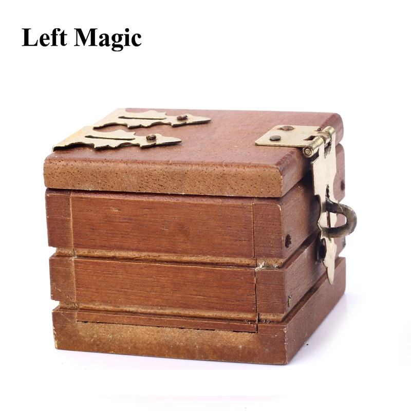 ,Close up Magic Tricks,Gimick,Fun,Illusions,Mental Miracle Box Mini Locked Box 