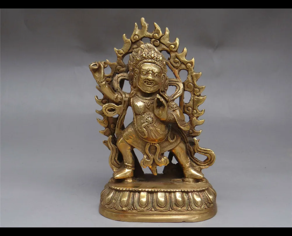 china Tibetan buddhist Hinduism pure copper casting Vajrapani Perfect collection 