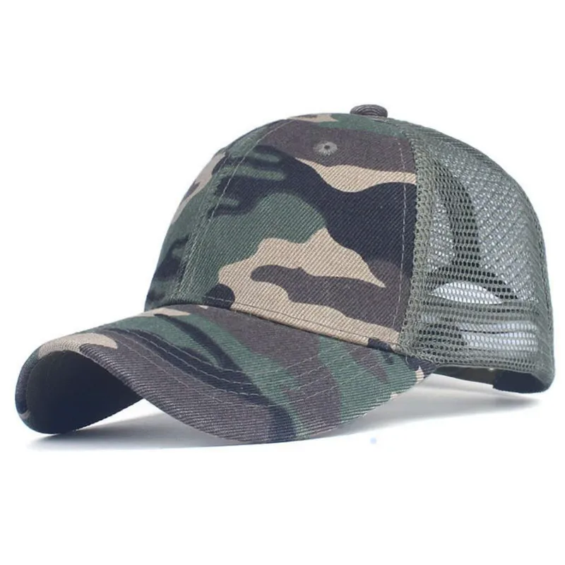

Breathable mesh cap Baseball Cap Men and woman Tactical Cap Camouflage Snapback Hat For Men Masculino Dad Hat Trucker