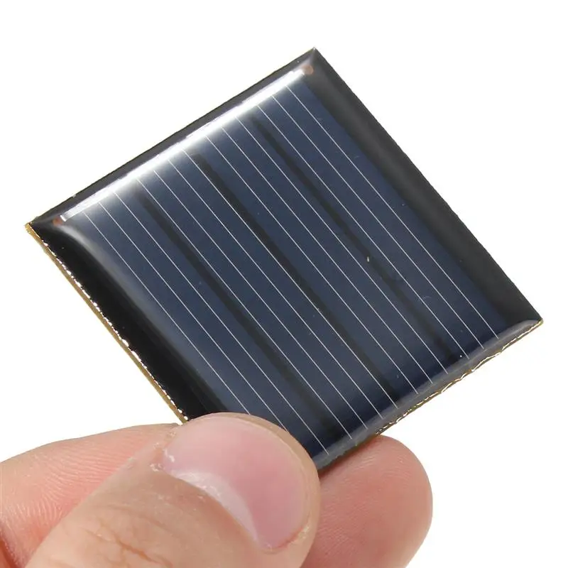 Горячая 2V 0,14 W 70MAh поликристаллическая Кремниевая эпоксидная солнечная панель DIY powered модели мини солнечные батареи зарядное устройство для телефона