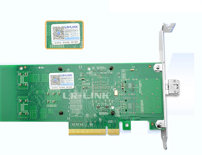 LR-LINK 9801BF-TX/RX 2 шт. 10 Гб Ethernet Сетевая карта(NIC) PCI-E 8x волоконно-оптический серверный адаптер Lan контроллер Intel 82599