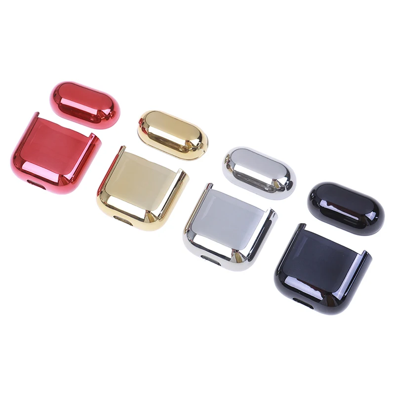 1pc Earphone Shell Plating Protector for Airpods 2 Protective Case Box Cover