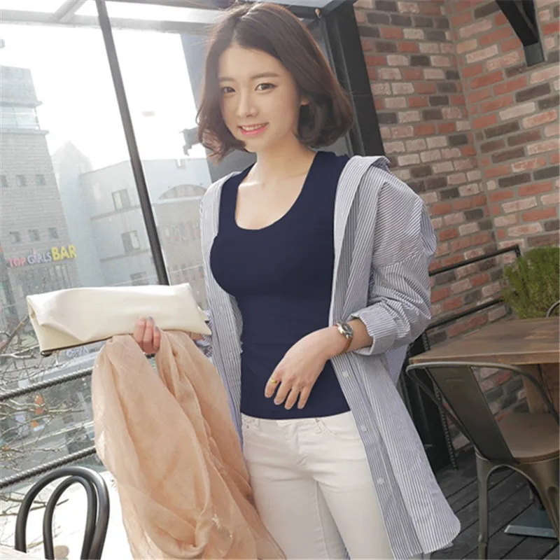 Summer Women T shirt U collar Sexy Tight fitting O Neck Casual T Shirt