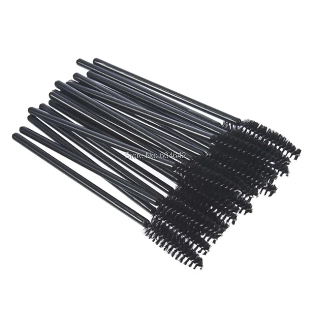 

100 Pcs Disposable Eyelash Brush One-Off Mini Eyelash Brush Eyelash Mascara Applicator Wands Makeup Brushes Tool