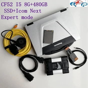 

Used Laptop I5 CPU and 8G RAM CF-52 CF52 and SSD V06.2020 Software ISTA-D 4.23 Inpa ETK for BMW Icom Next Scanner Code Reader