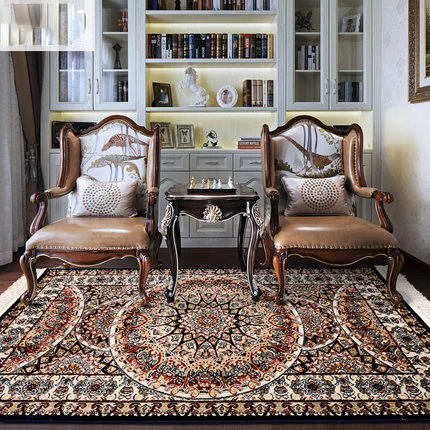 Nordic Palace European style American classical Persian carpet Turkish imported living room coffee table household rectangle