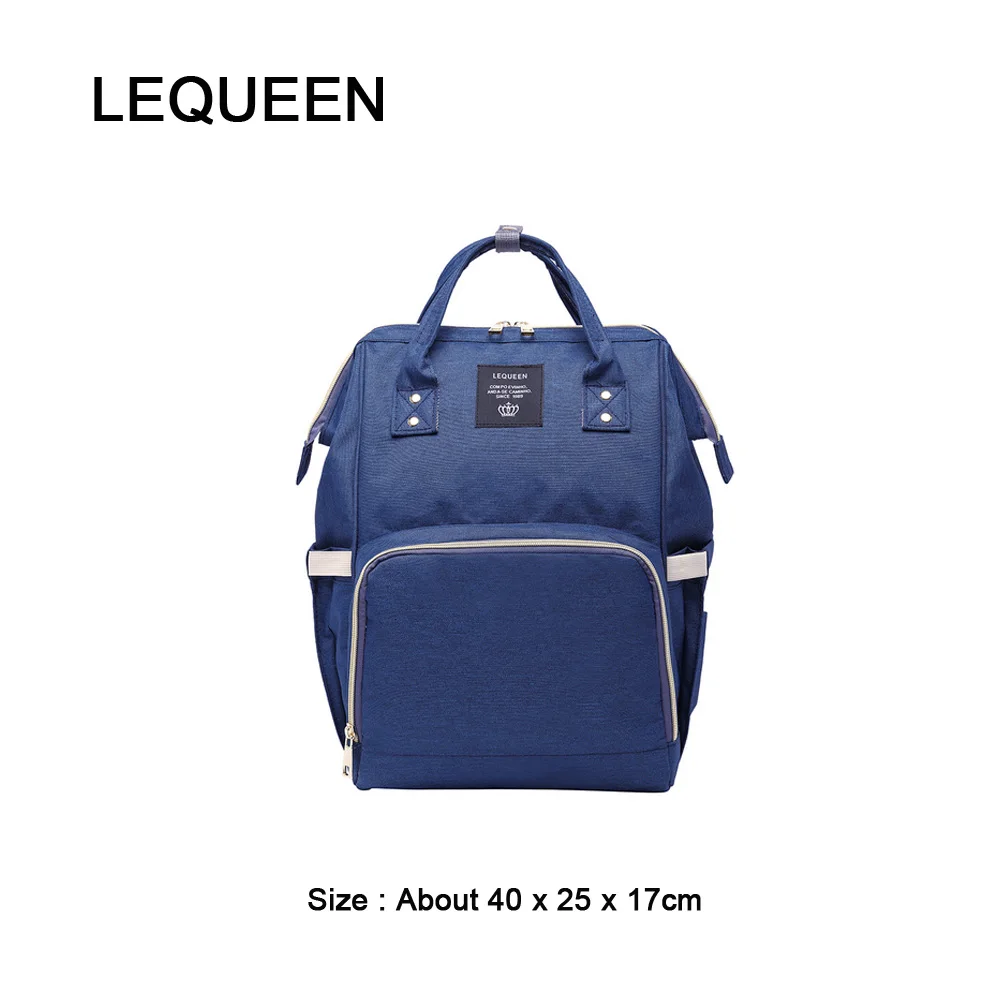 LEQUEEN сумка для подгузников для мам, сумка для подгузников для мам, Большая вместительная Детская сумка для Mo, рюкзак для путешествий, дизайнерская сумка bolsa maternid sac bebe - Цвет: 232574.03