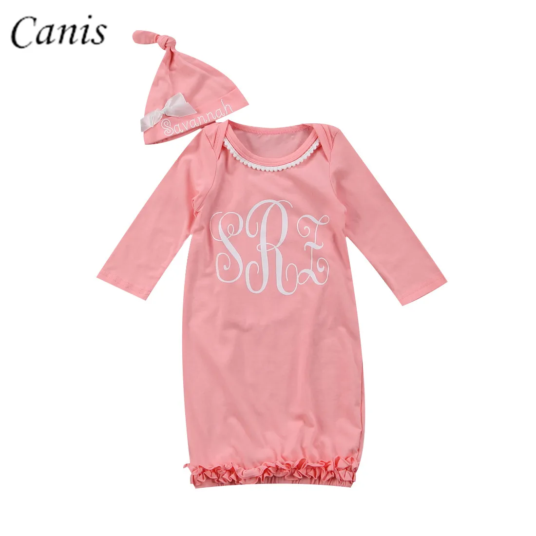 New Arrival Ruffles Baby Bedding Set Pink Sleeping Bag Hat Newborn
