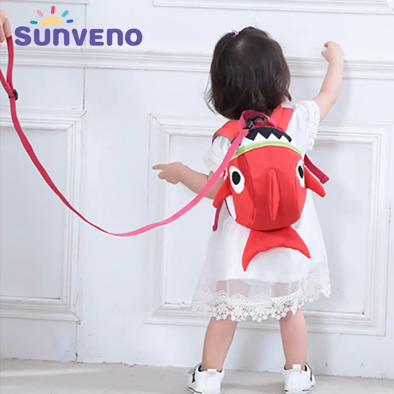 

Sunveno Cartoon baby bag Baby Harness Toddler Safety Backpack Leashes Anti-lost Strap Baby Walking Backbag Child Harnesses