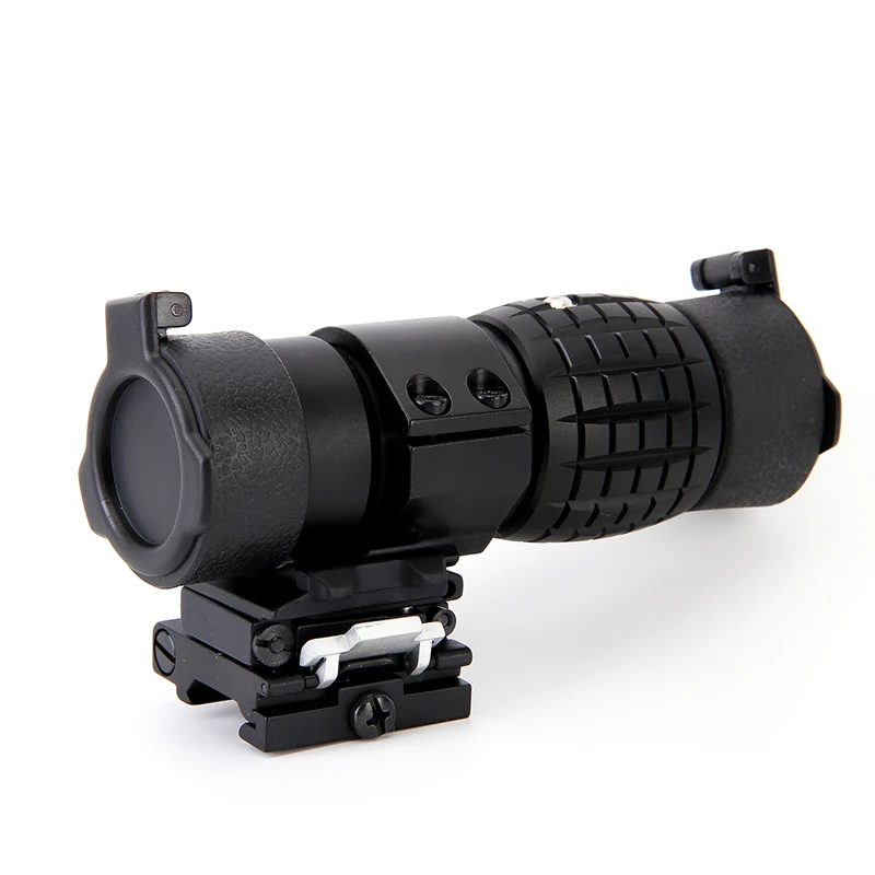 

Tactical Airsoft Rifle Scope 3X Magnifier Quick Release FTS Flip to Side Scope W/Picatinny 20mm Rail Mount For Aimpoint Hunting