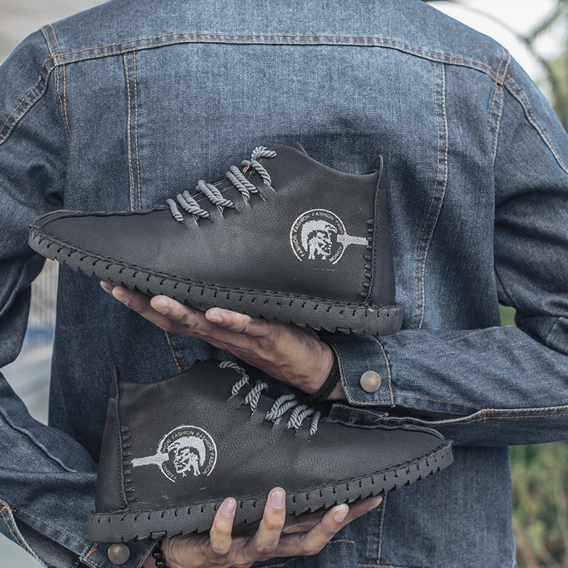 online Homens Sapatos Casuais 2018 Novos Homens Da Moda Confortável Apartamento Sapatos Oxford Lace up Sólidos Homens Causal Sapatos de Inverno Calçados hot