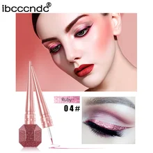 1 шт. блеск подводка для глаз Подводка для глаз тени для век водостойкая жидкая подводка для глаз с блестками Красота карандаш-подводка для глаз косметические средства для макияжа