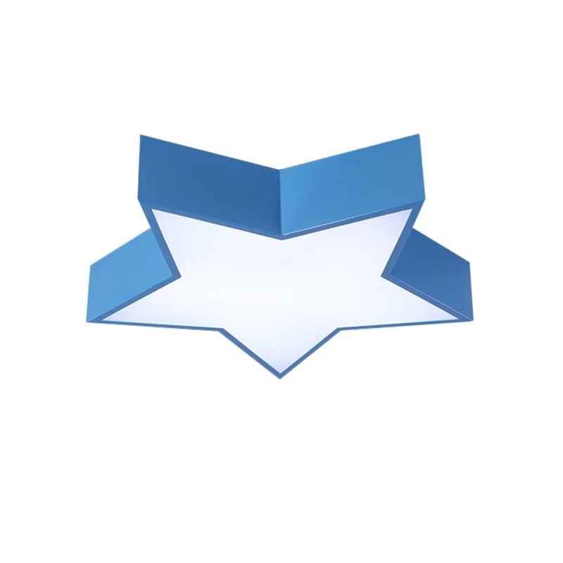 

macaron ceiling light colors star iron lamp body acrylic lampshade foyer kids room ceiling lamp LED lighting fixture Promotion