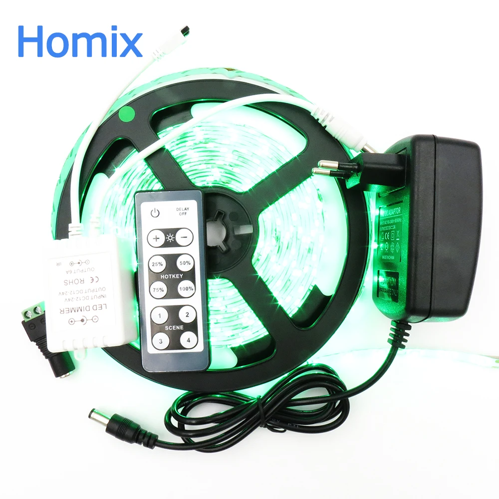 Водонепроницаемая светодиодная лента SMD3528 5 м гибкий светильник 300 светодиодов RGB
