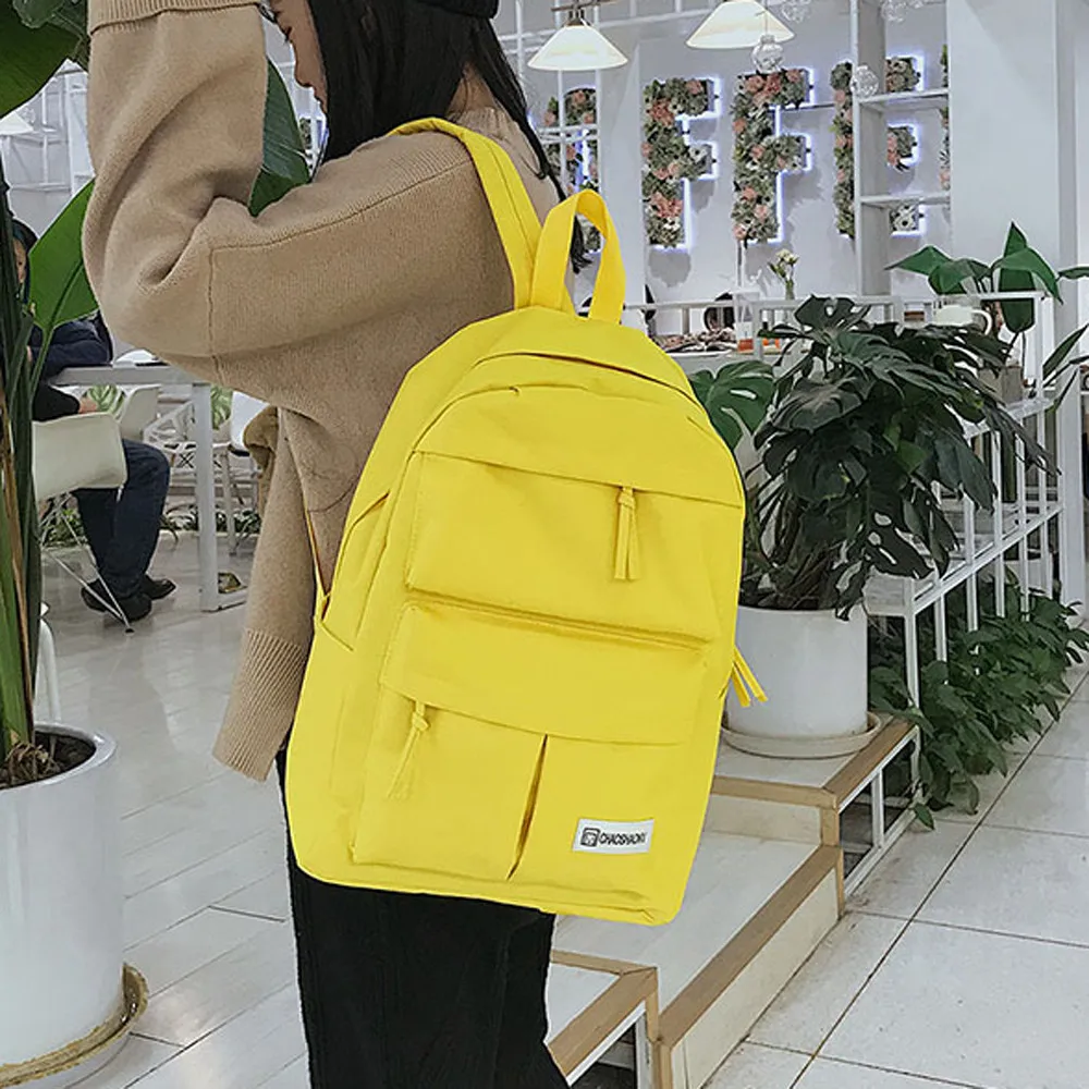 Новый водонепроницаемый нейлоновый рюкзак для женщин Дорожная много карманов рюкзаки женская школьная сумка для подростков девочек книга