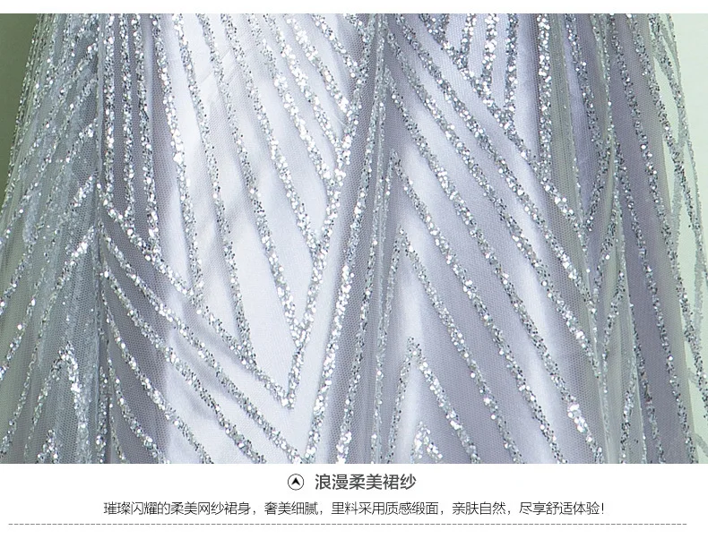 2018 Длинные Cheongsam Сексуальная Qipao Для женщин Серебро V воротник традиционный китайское платье Praty Платья для женщин вечернее платье халат Longue