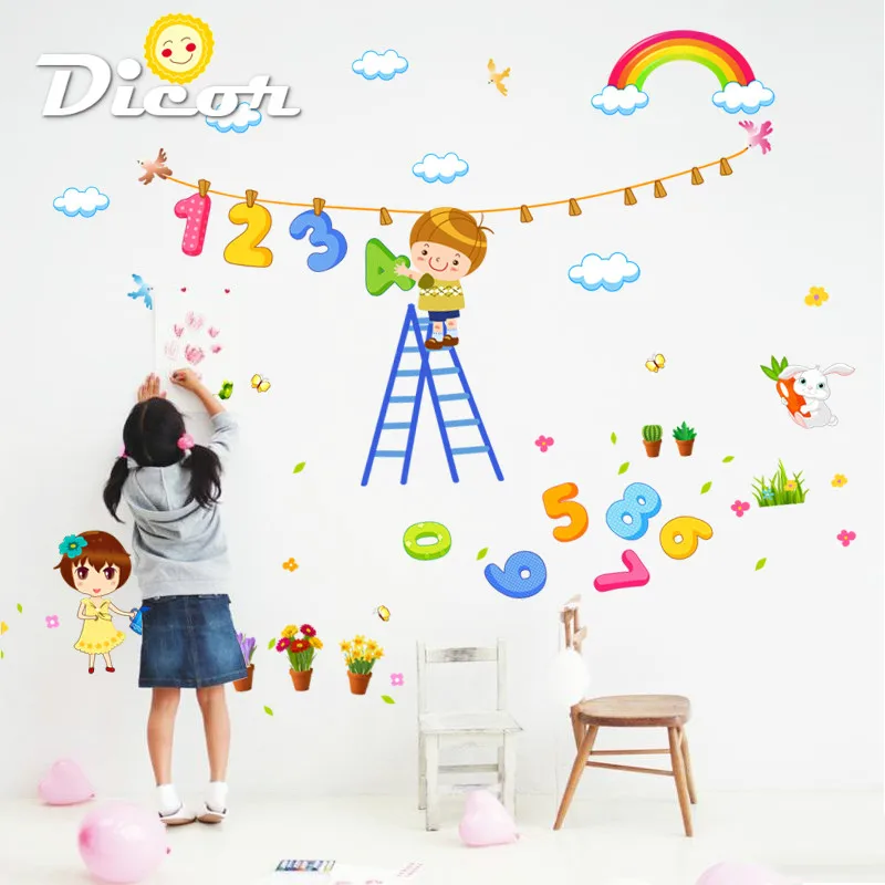DICOR Big Cartoon Wall Decal Sticker Home Decor DIY Removable Art Vinyl