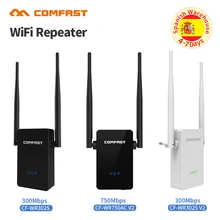Comfast 300-750 Мбит/с беспроводной Wi-Fi ретранслятор усилитель сигнала 2* 5dbi антенна беспроводная точка доступа AP Wi Fi диапазон расширения маршрутизатора