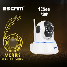 Escam QF002 мини Wi Fi IP камера HD 720P видеонаблюдения системы P2P ИК двухстороннее аудио ночное видение