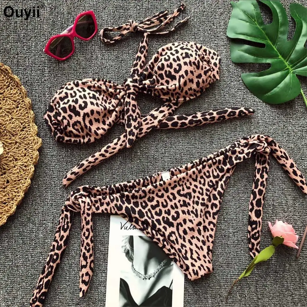 

Bandeau Bikini Women Swimwear Front Bow Knot Tie Swimsuit Dot Swim Suit Brazilian Biquini Bathing Suit Beachwear Swimming Suit