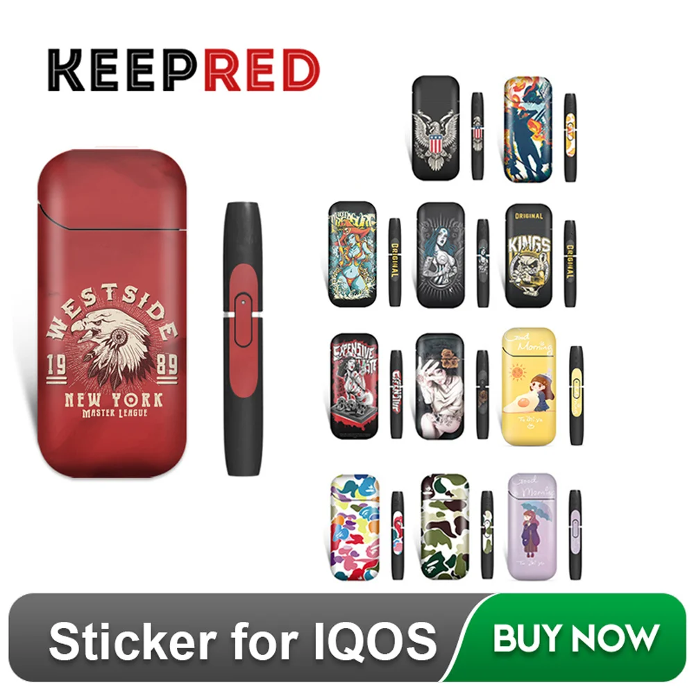 

KEEPRED Skin for IQOS Vape Electronic Cigarette Kit Sticker for IQOS 2.4 for IQOS 2.4 Plus Case Cover for iqos