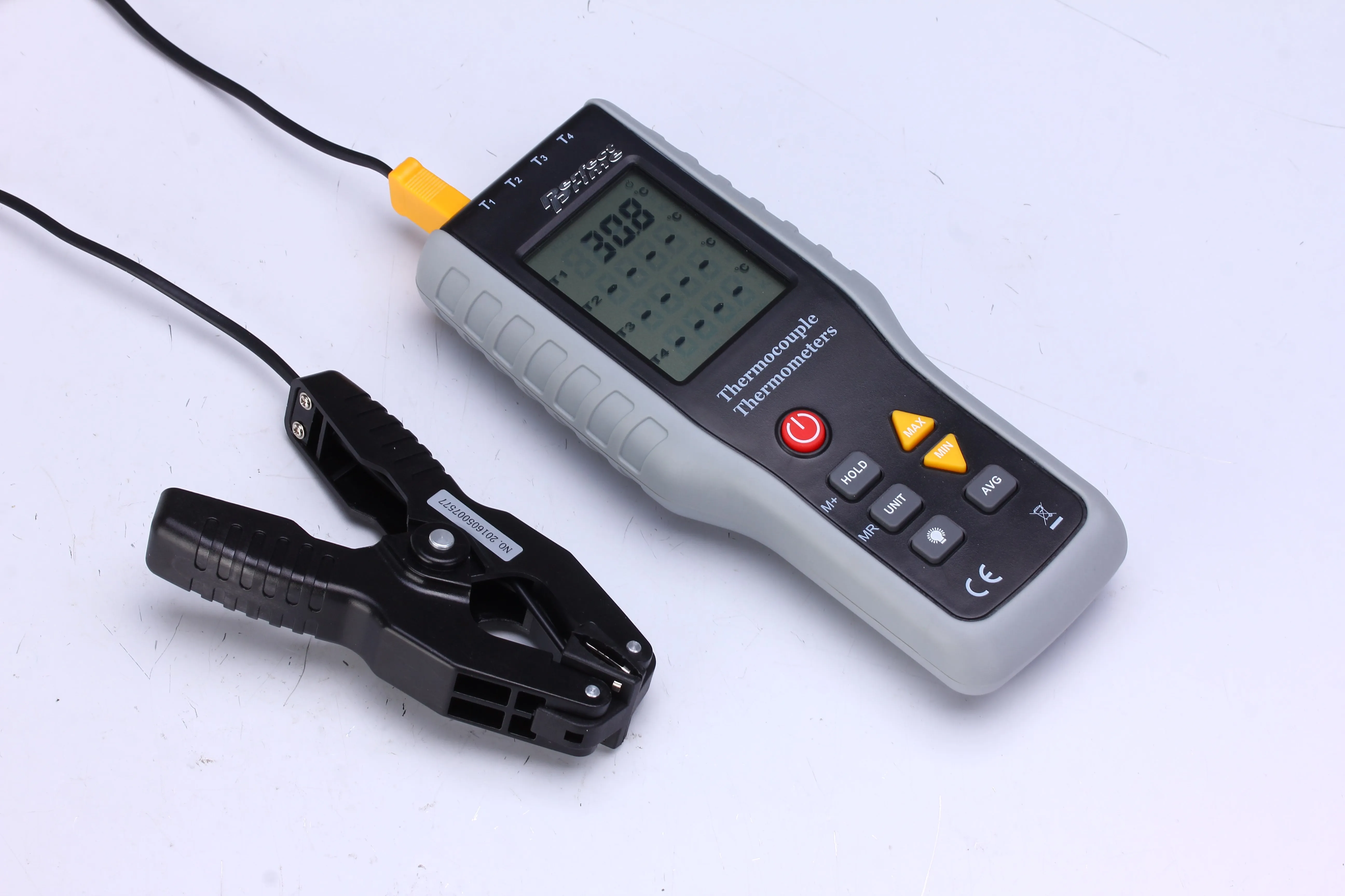 PerfectPrime TC41T2, 4 Channel K Type Digital Thermometer Thermocouple