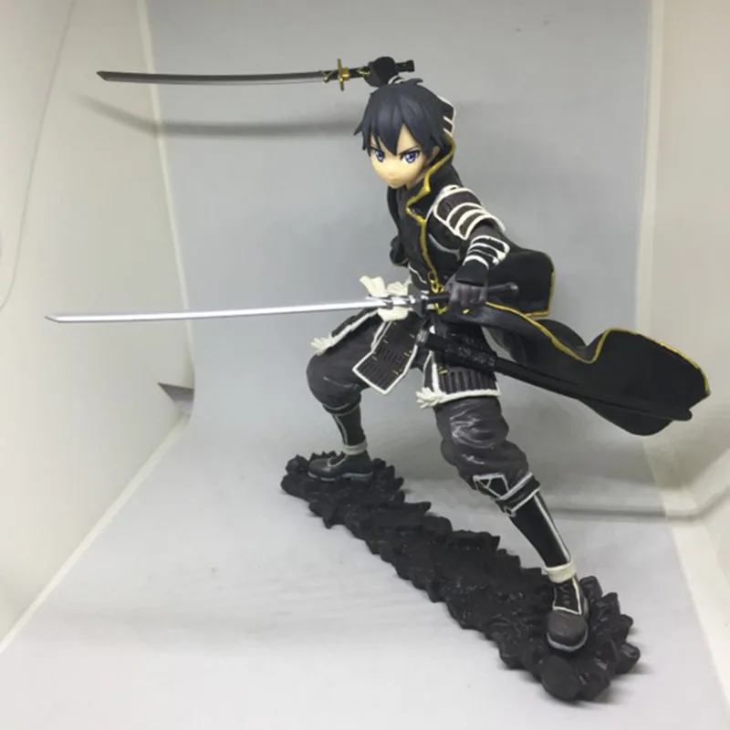 

Sword Art Online Kirito Goukai Black ClothesKirigaya Kazuto PVC Action Figure Toy Doll Gift