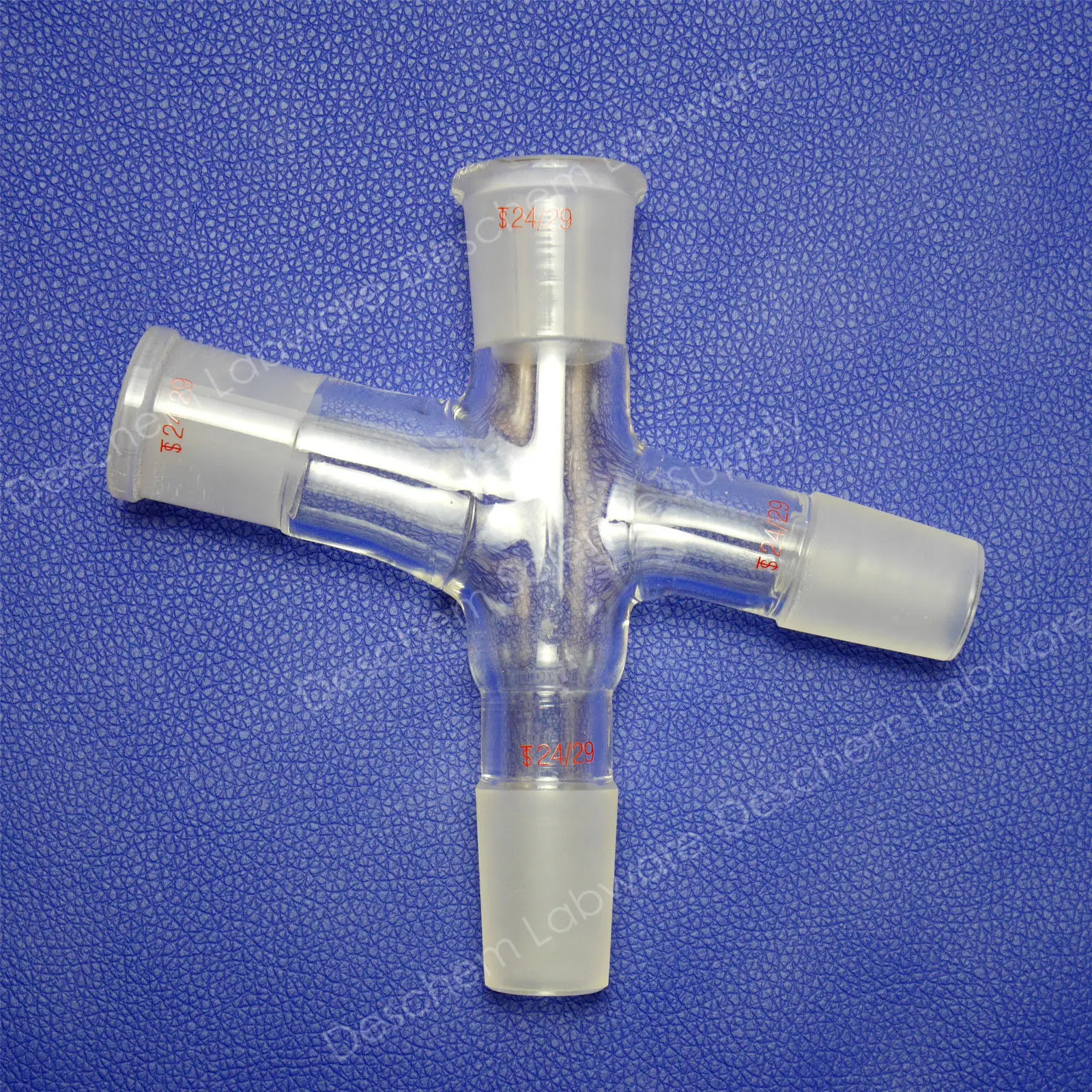 

24/29 Four Way Distillation Connecting Glass Adapter,Ground Joint,Lab Glassware