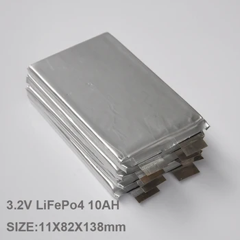 

10PCS 3.2V rechargeable LiFePO4 battery Pack lithium polymer cell for 12V 10A e-bike UPS Power convertor HID solar light BZ