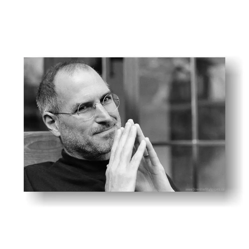 

Steve Jobs Vintage Poster Home School Office Art Magazines Cafe Bar Decoration Retro Posters and Prints