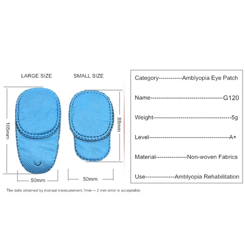 Высокое качество, 6 шт./упак., Детские патчи для амблиопии, астигматизм, страбисмус, ленивый глаз, зрение, корректирующие глазные повязки G120