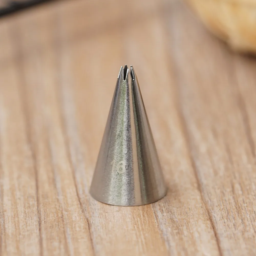 

#16 Small Size Open Star Icing Nozzle Stainless Steel Piping Tip Cake Decorating Tips Royal Icing Pastry Tip Tools Bakeware