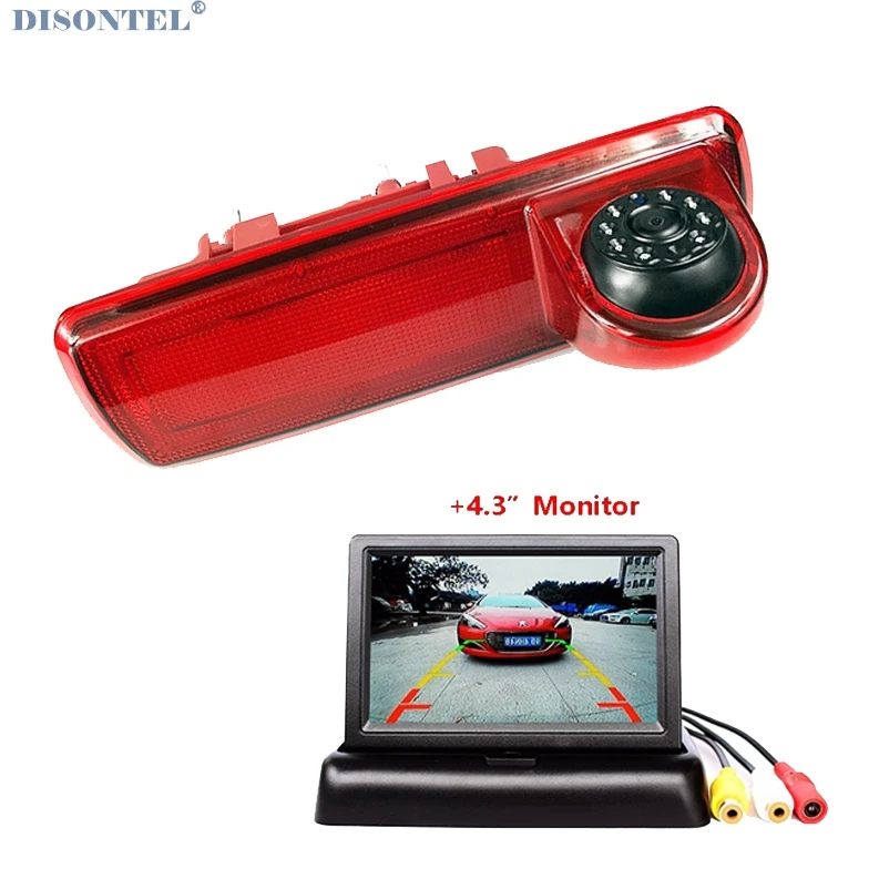 

HD Car Brake Light Rear View Camera for Opel Vauxhall Vivaro Renault Traffic Reverse Camera With 4.3" LCD Monitor